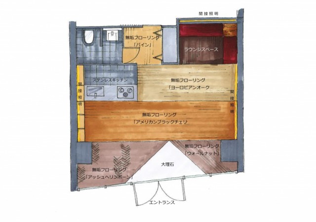 駒場ショールーム 見取り図